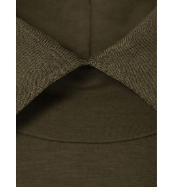 mizuiro ind「mizuiro ind シャツカラーハイネックプルオーバー」|Tシャツ・カットソー|