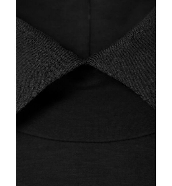 mizuiro ind「mizuiro ind シャツカラーハイネックプルオーバー」|Tシャツ・カットソー|