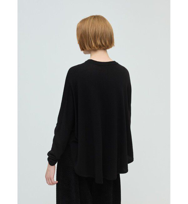 mizuiro ind「mizuiro ind フロントシームコクーンプルオーバー」|ニット・セーター|