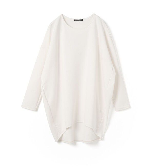 mizuiro ind「mizuiro ind クルーネックコクーンプルオーバー」|Tシャツ・カットソー|オフホワイト