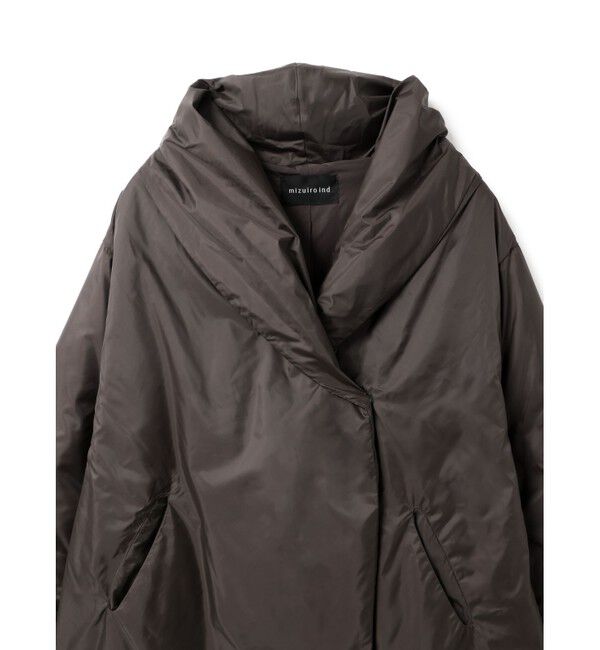 mizuiro ind「mizuiro ind ドレープライトダウンコート」|ダウン|