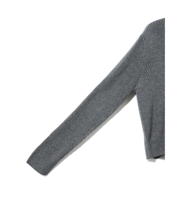 MIDIUMISOLID「MIDIUMISOLID for Ladies Vネックリブカーディガン」|ニット・セーター|