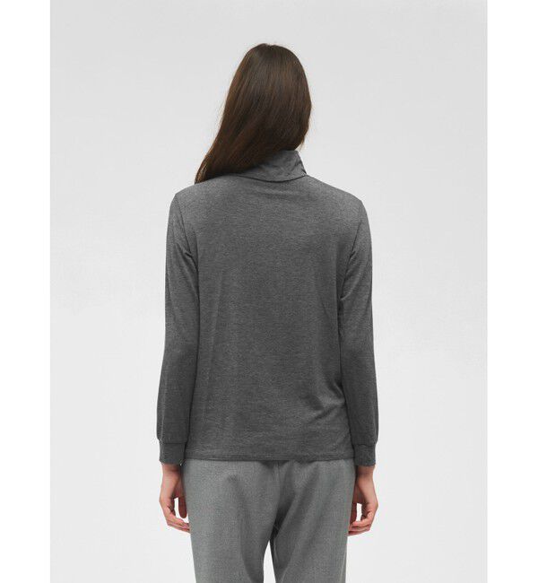 mizuiro ind「mizuiro ind アシンメトリーシャツプルオーバー」|Tシャツ・カットソー|