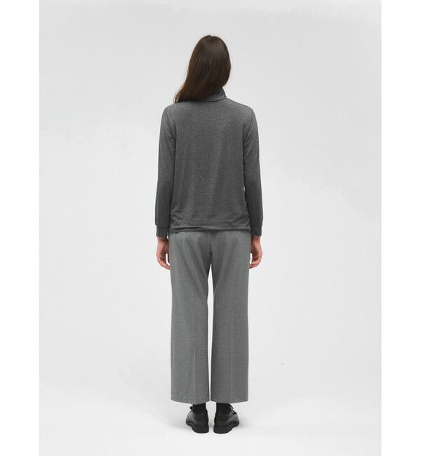 mizuiro ind「mizuiro ind アシンメトリーシャツプルオーバー」|Tシャツ・カットソー|