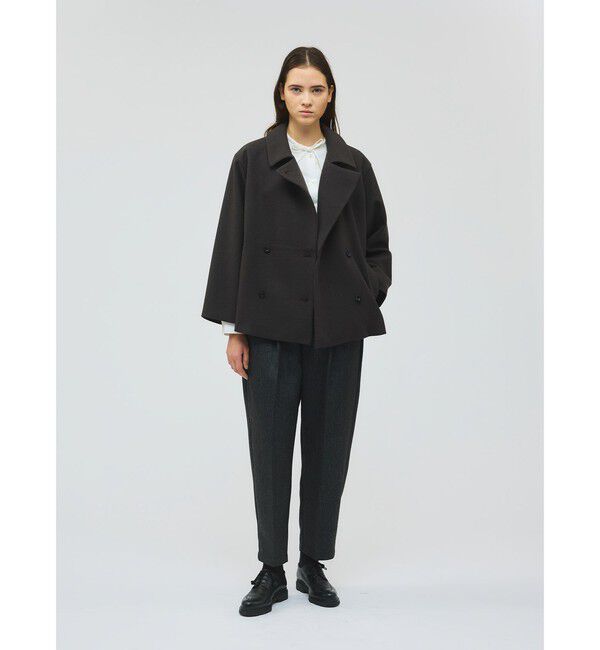 mizuiro ind「mizuiro ind リボンタイロングシャツ」|シャツ・ブラウス|