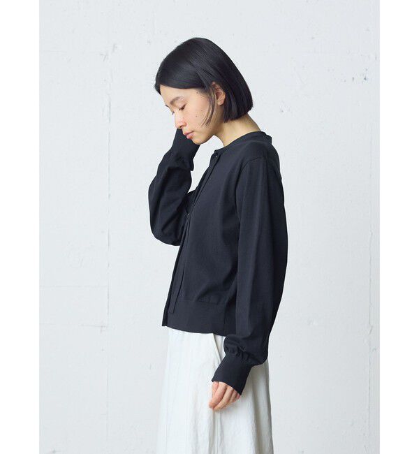 MidiUmi「MidiUmi ボウネクタイニットカーディガン」|カーディガン|
