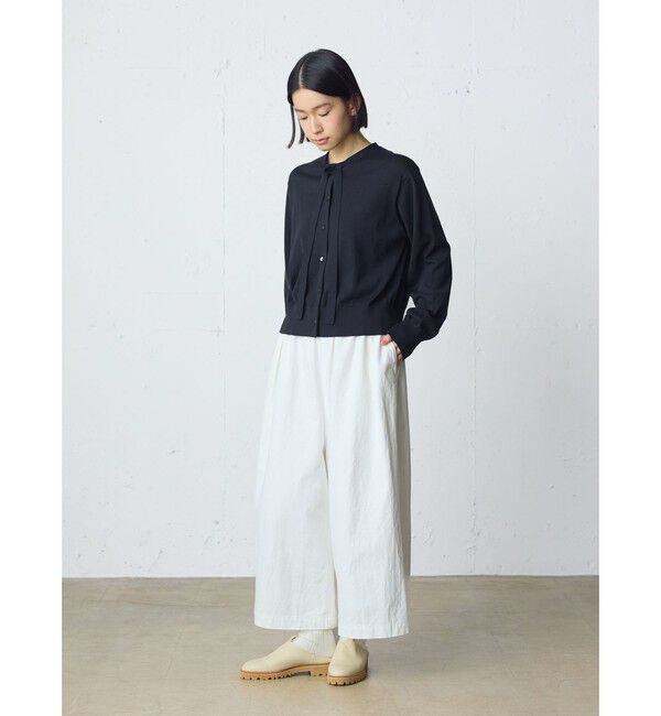 MidiUmi「MidiUmi ボウネクタイニットカーディガン」|カーディガン|