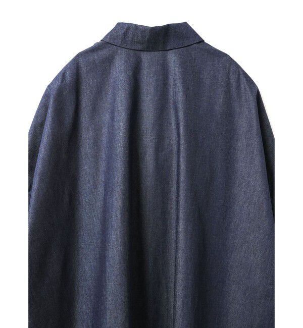 mizuiro ind「mizuiro ind デニムワイドシャツワンピース」|ワンピース|