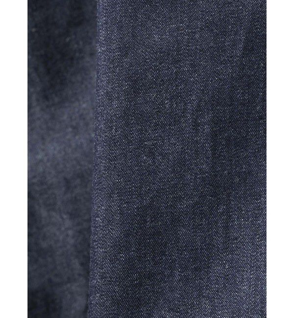 mizuiro ind「mizuiro ind デニムワイドシャツワンピース」|ワンピース|