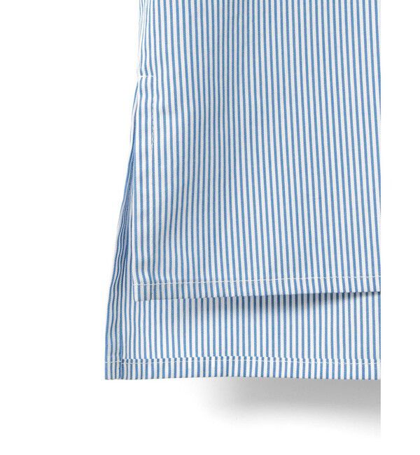 mizuiro ind「mizuiro ind ストライプスカーフカラーシャツ」|シャツ・ブラウス|