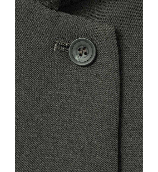 mizuiro ind「mizuiro ind スタンドカラーワイドジャケット」|テーラードジャケット|