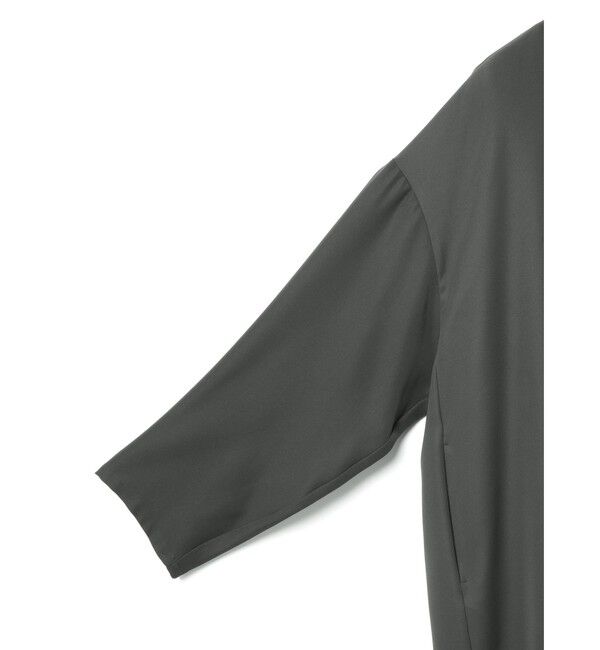 mizuiro ind「mizuiro ind スタンドカラーワイドジャケット」|テーラードジャケット|