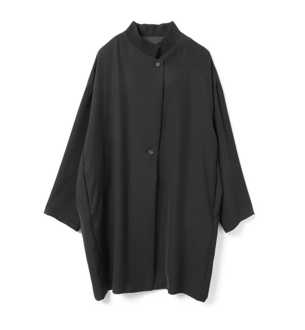mizuiro ind「mizuiro ind スタンドカラーワイドジャケット」|テーラードジャケット|