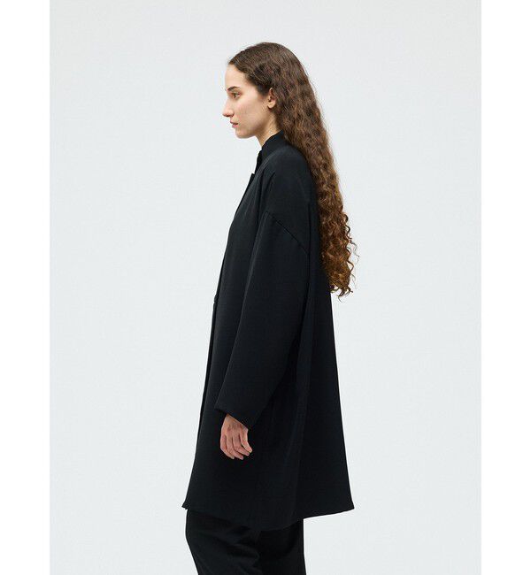 mizuiro ind「mizuiro ind スタンドカラーワイドジャケット」|テーラードジャケット|