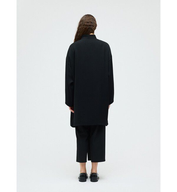 mizuiro ind「mizuiro ind スタンドカラーワイドジャケット」|テーラードジャケット|