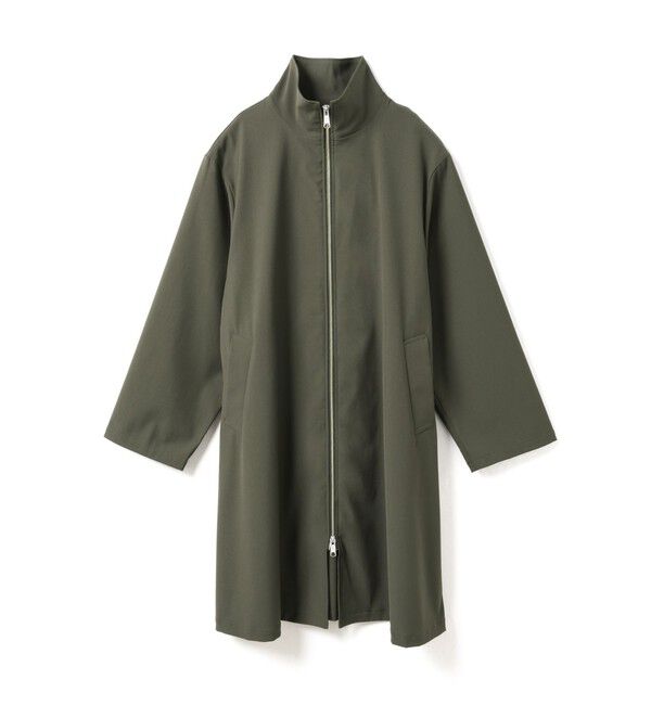 mizuiro ind「mizuiro ind ハイネックジップコート」|その他|ダークグレー