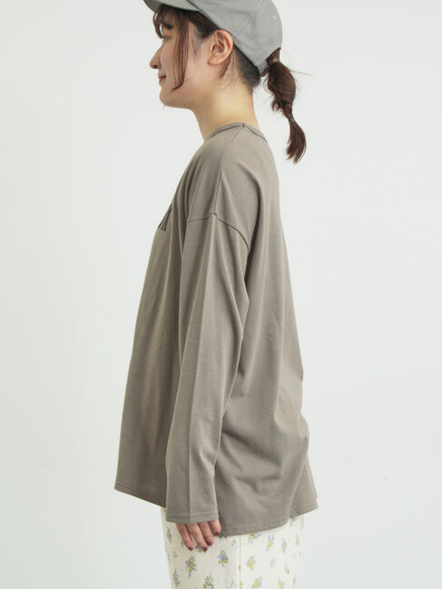 Samansa Mos2「柄アソートロゴロンT」|Tシャツ・カットソー|