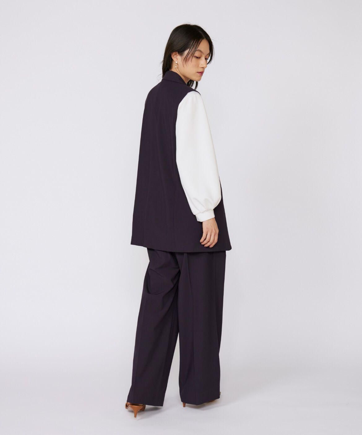 INED「TRストレッチカラーレスジレ」|ダウンベスト・ベスト|