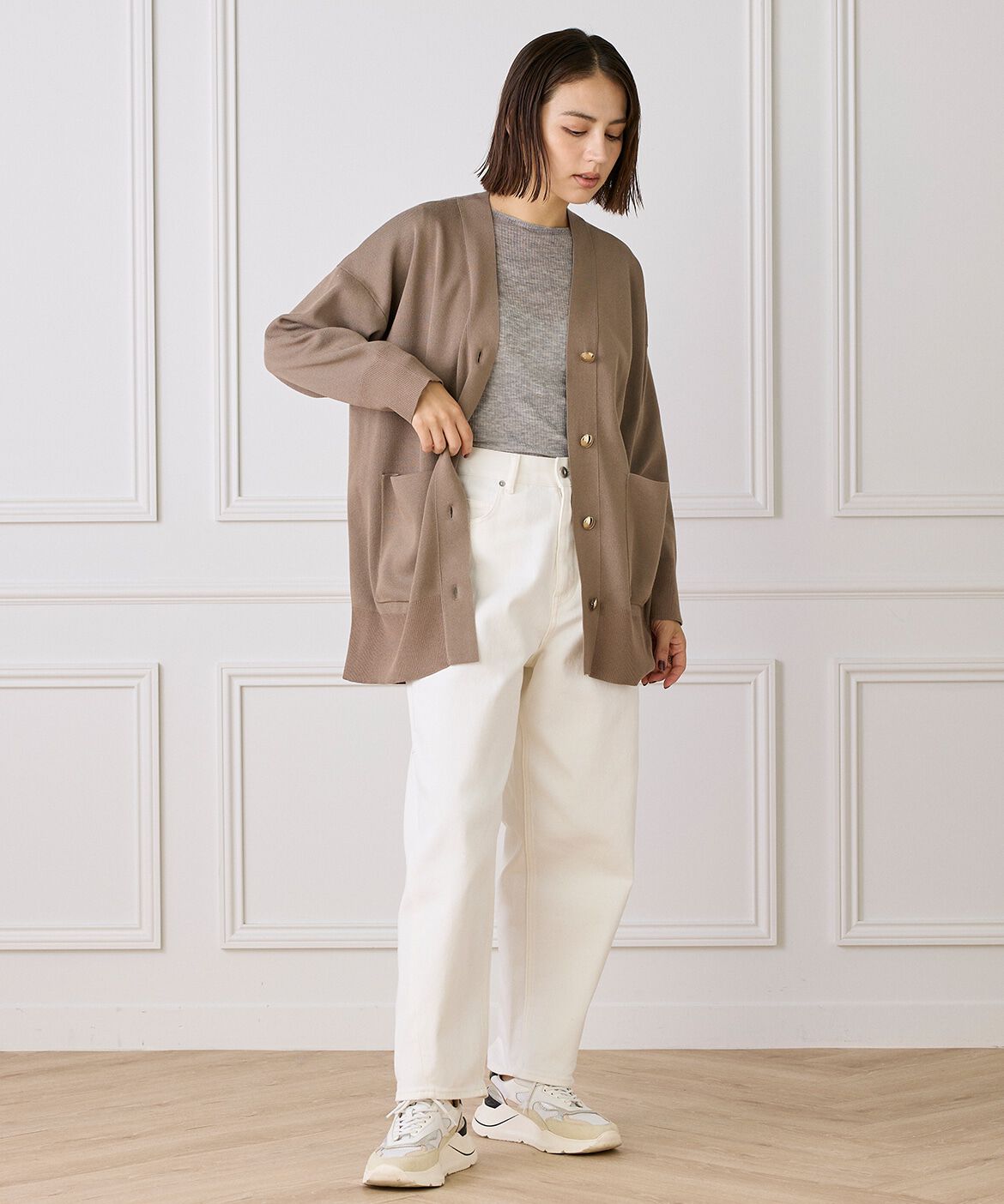 DAY by DAY it&rsquo;s international「モックネックリブニット《Melty air wool》」|ニット・セーター|