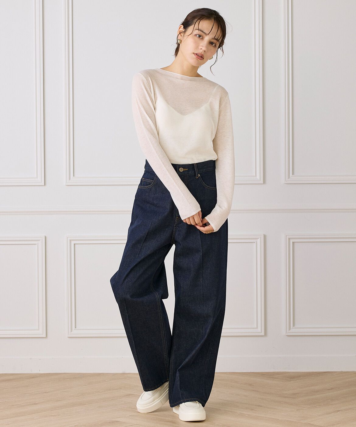 DAY by DAY it&rsquo;s international「モックネックリブニット《Melty air wool》」|ニット・セーター|