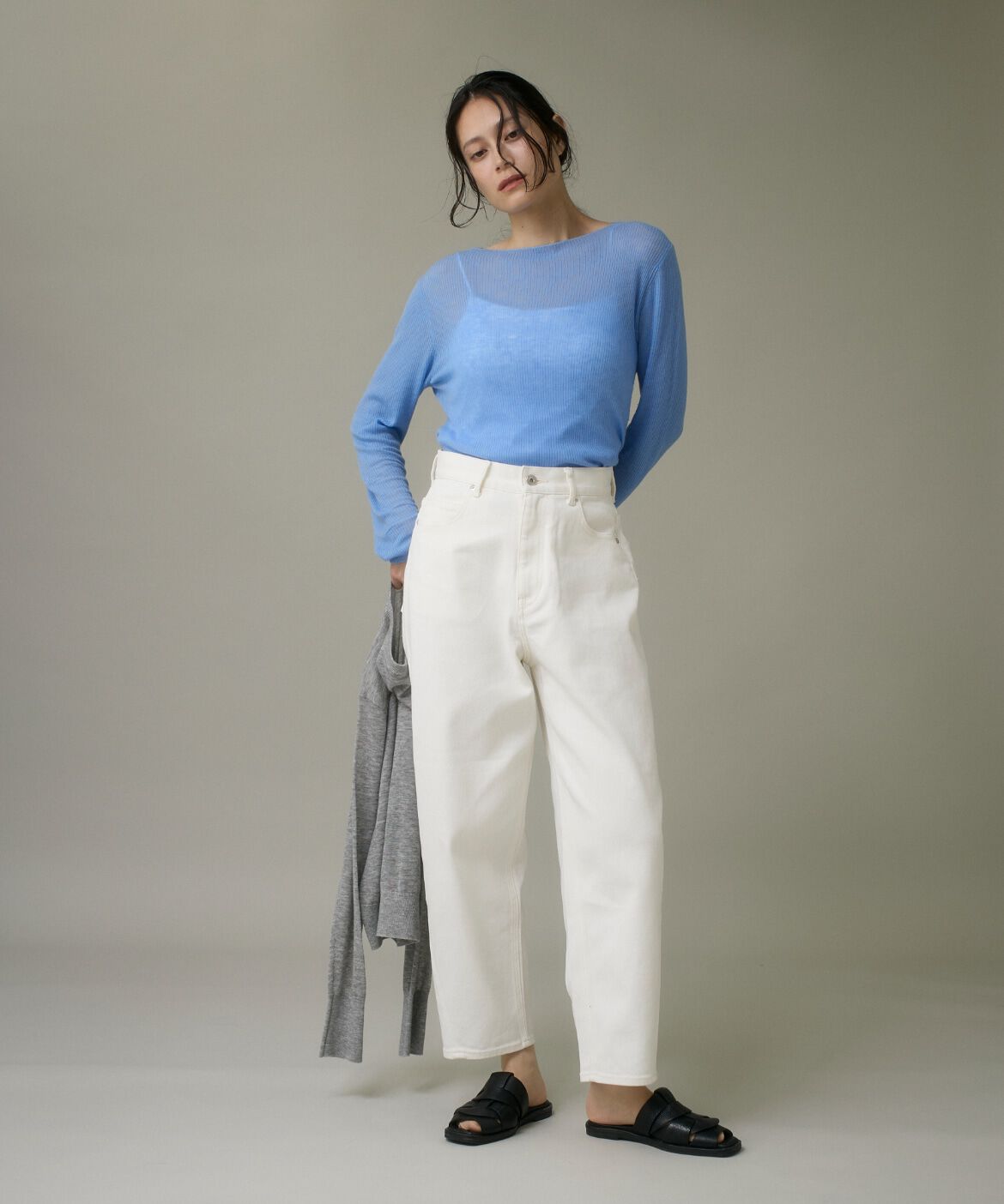 DAY by DAY it&rsquo;s international「モックネックリブニット《Melty air wool》」|ニット・セーター|