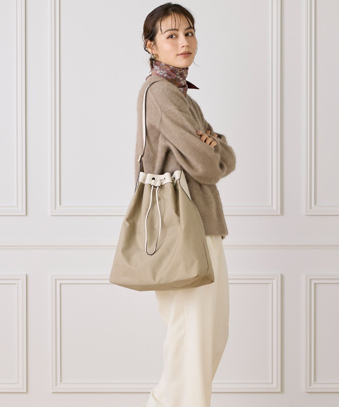 FAVORITE SUKINAMONO「RITMO tote ナイロンワンショルダートートバッグ《ORSETTO》」|トートバッグ|