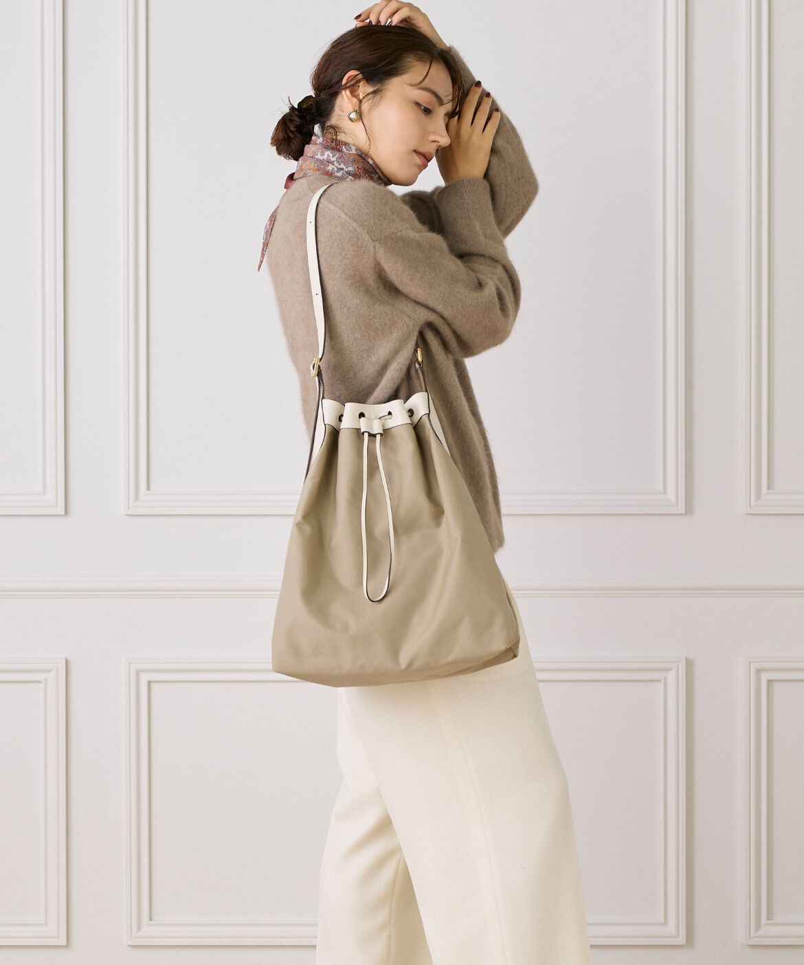 FAVORITE SUKINAMONO「RITMO tote ナイロンワンショルダートートバッグ《ORSETTO》」|トートバッグ|