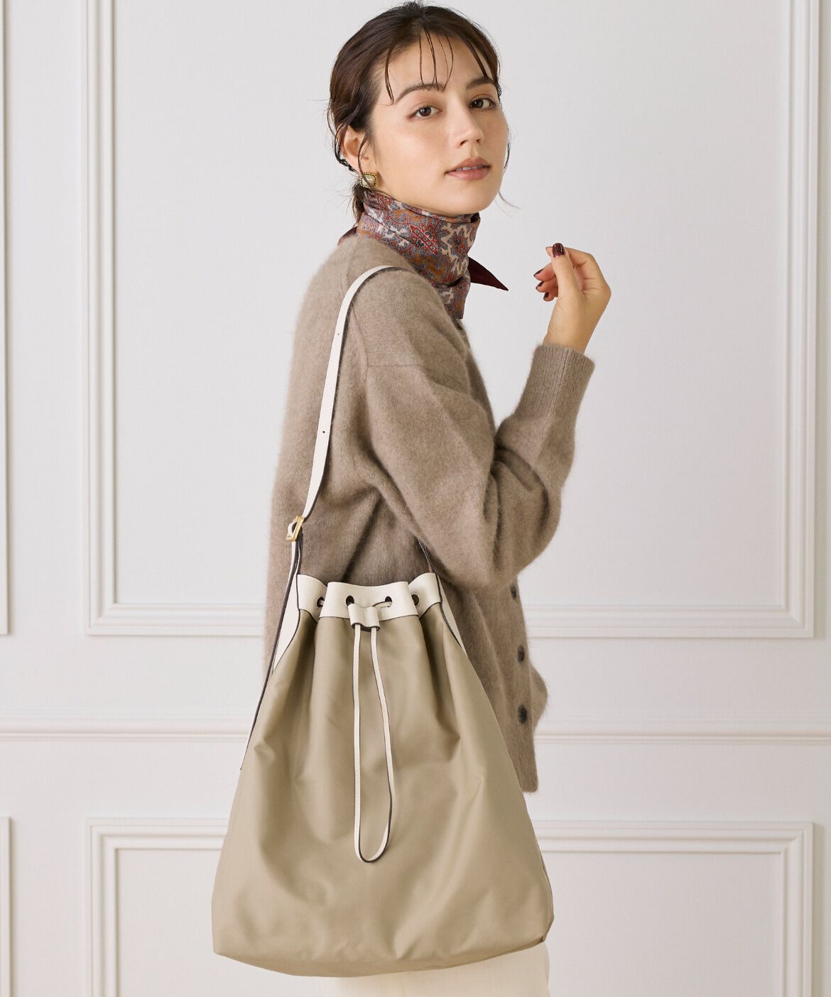 FAVORITE SUKINAMONO「RITMO tote ナイロンワンショルダートートバッグ《ORSETTO》」|トートバッグ|