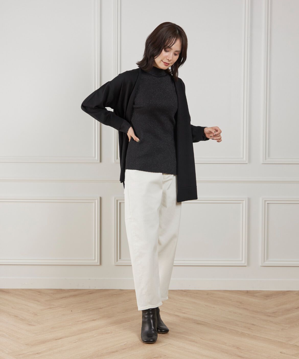 DAY by DAY it&rsquo;s international「ラメハイネックリブニット」|ニット・セーター|