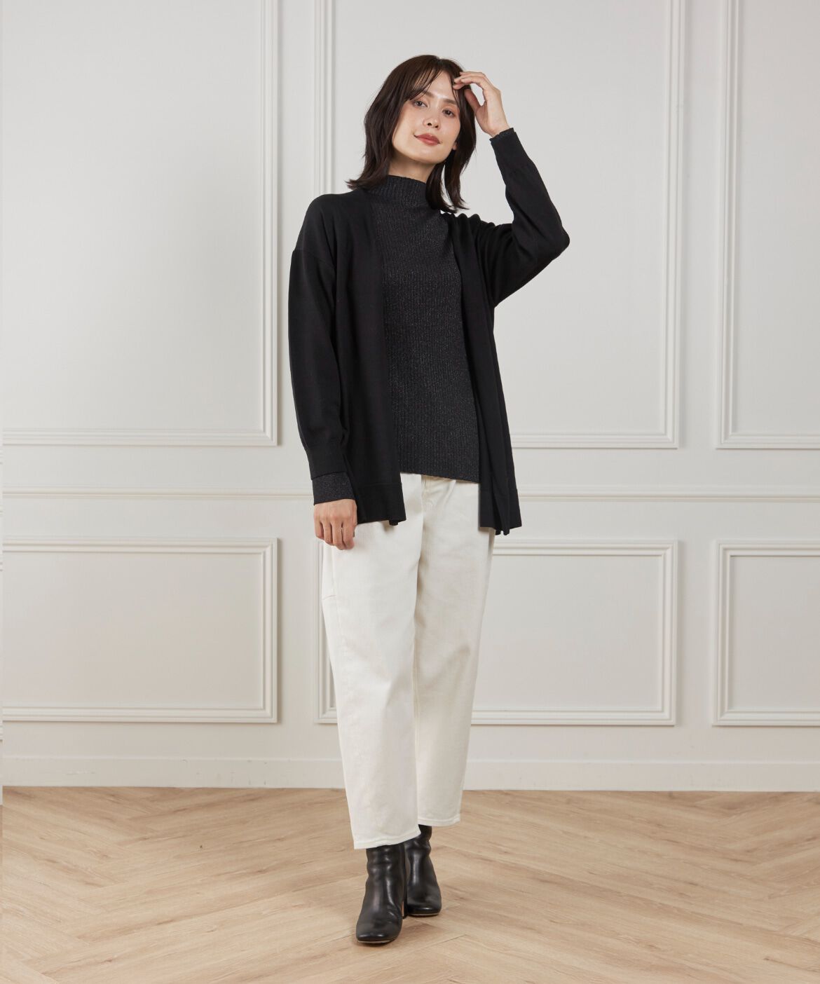 DAY by DAY it&rsquo;s international「ラメハイネックリブニット」|ニット・セーター|