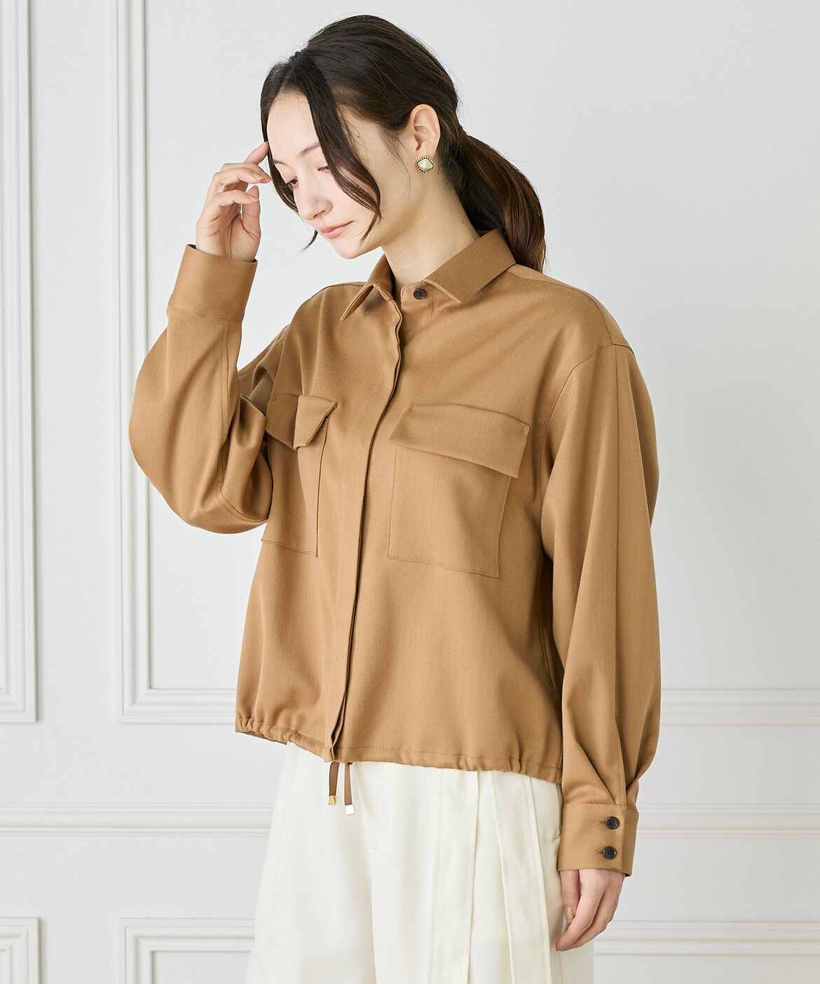 INED「2WAYブラウス」|シャツ・ブラウス|