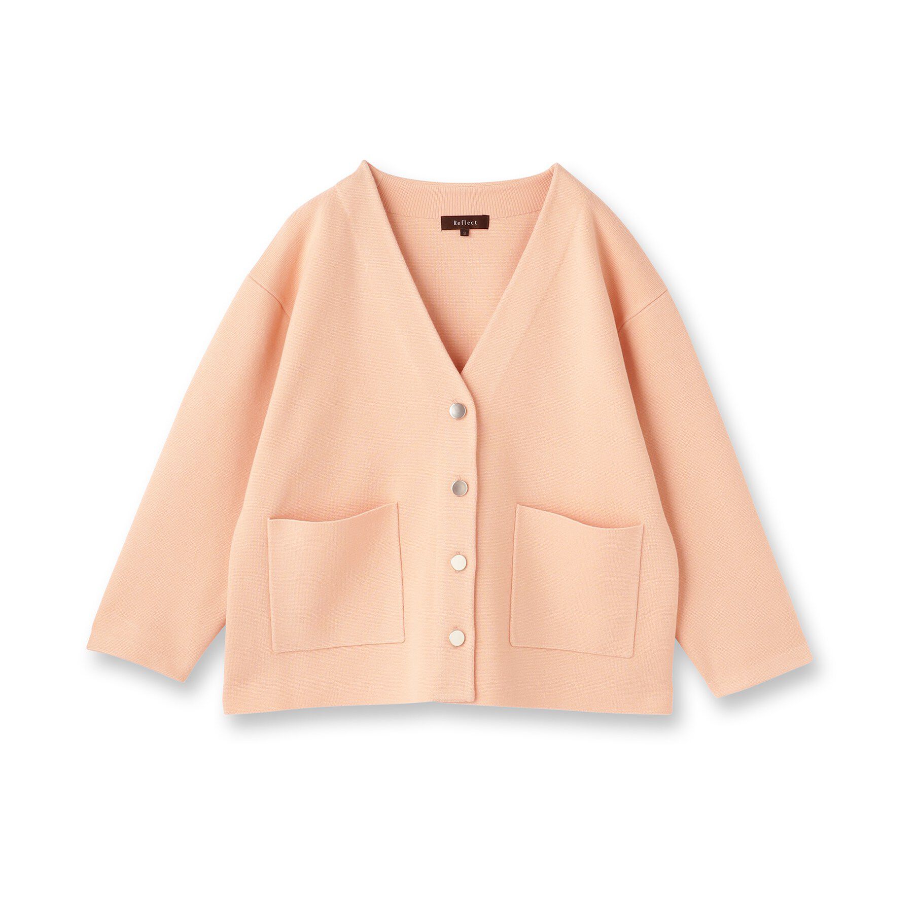 Reflect「【着回し力◎】ジャケット風ニットカーディガン」|カーディガン|