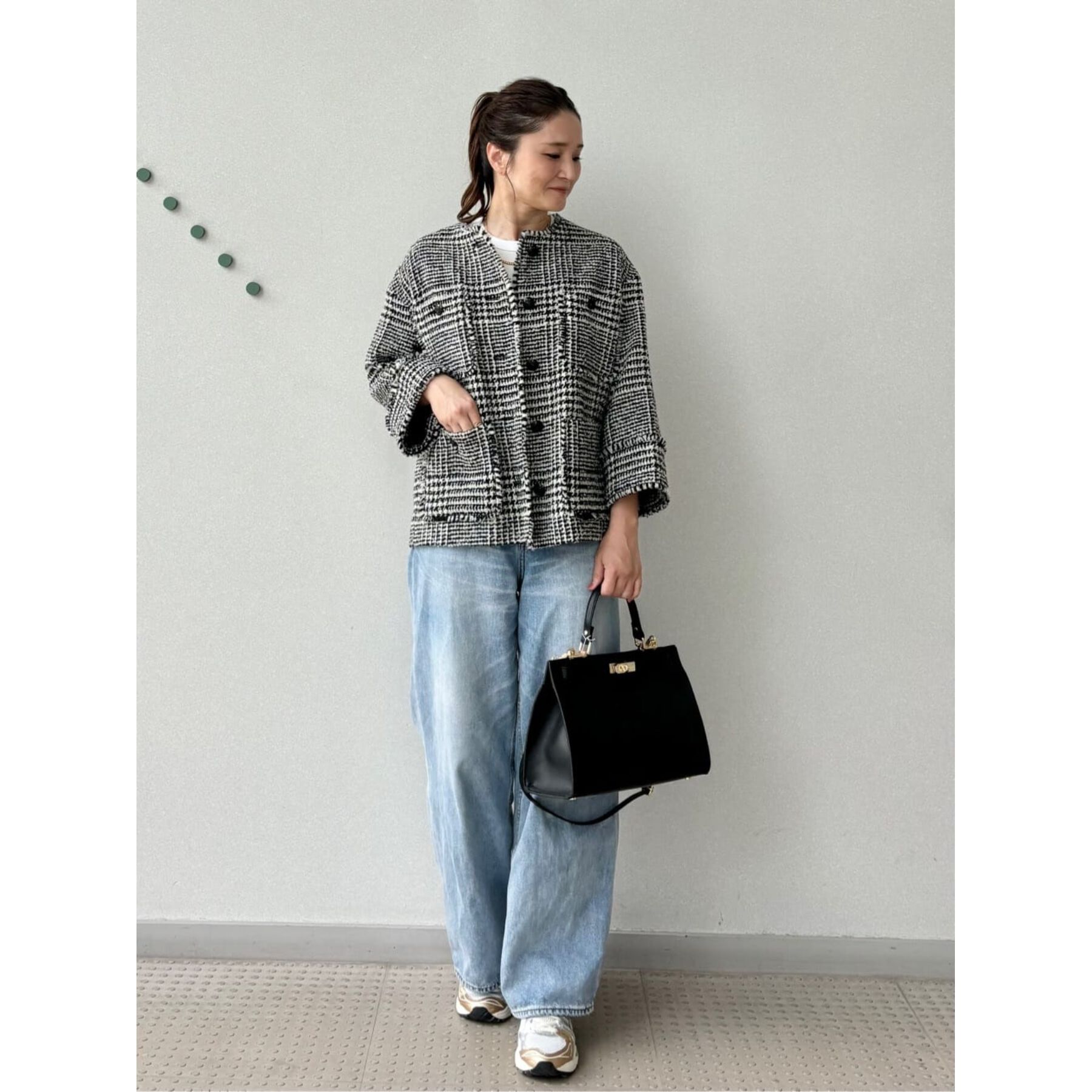 DRESSTERIOR「【大人百花モデル美香さん着用/CLASSY.12月号/otonaMUSE11月号掲載】ヴィンテージ加」|デニム|