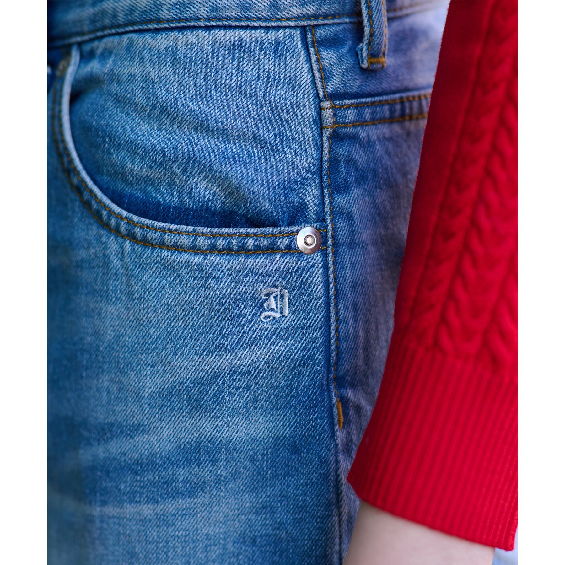 DRESSTERIOR「【大人百花モデル美香さん着用/CLASSY.12月号/otonaMUSE11月号掲載】ヴィンテージ加」|デニム|