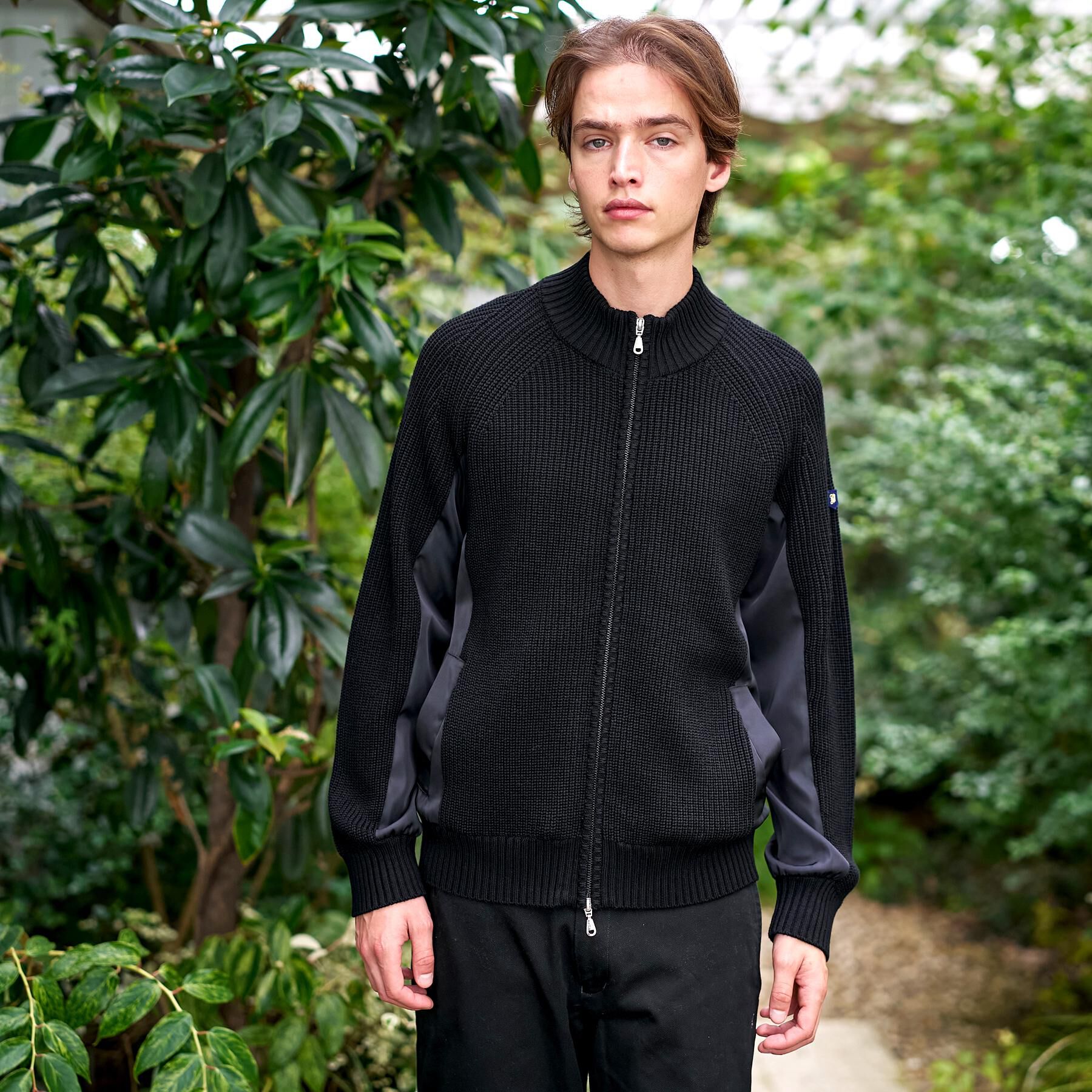 DRESSTERIOR「ミリタリーニットジャケット」|カーディガン|