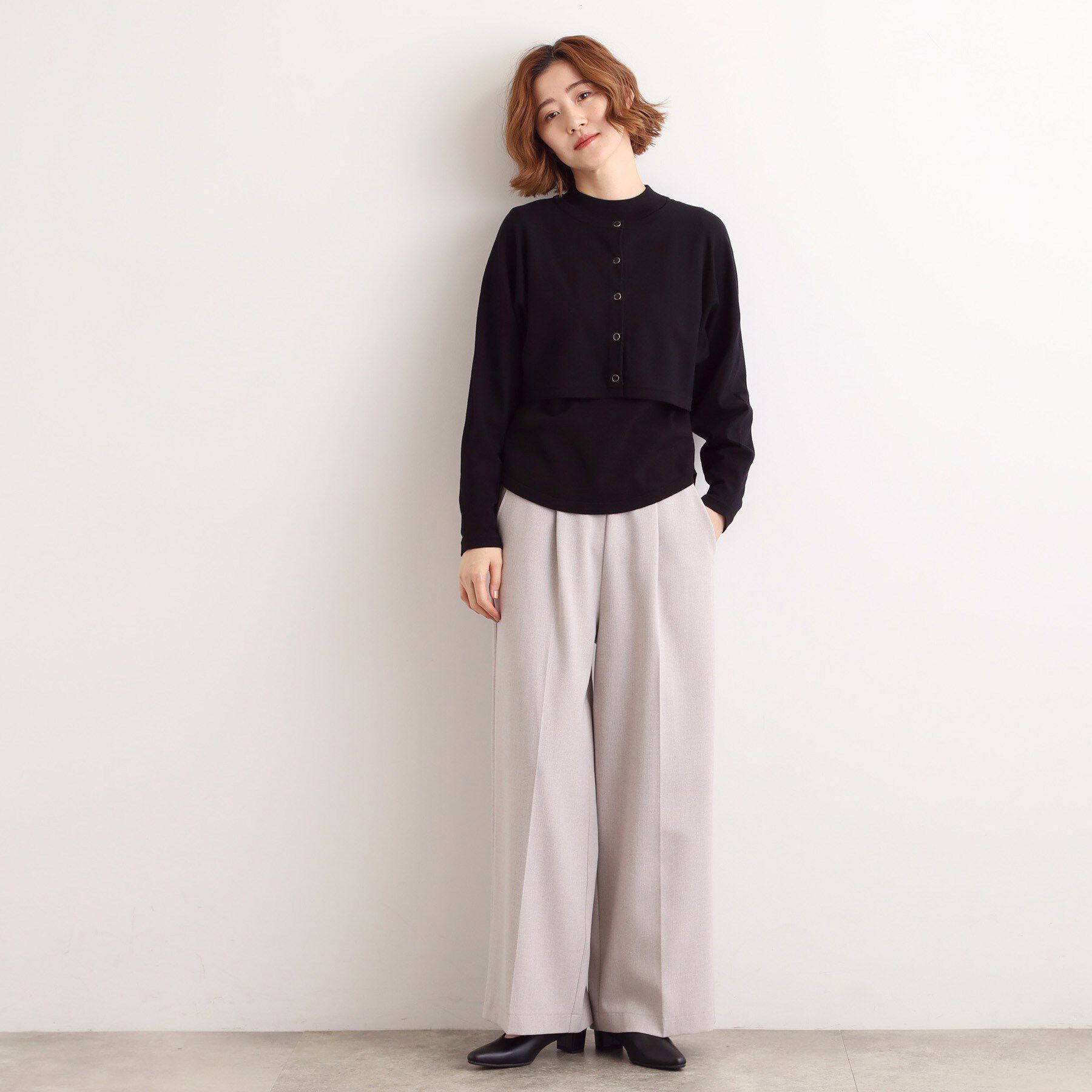 grove「【2WAY】ニット＆クロップドカーディガン」|その他|