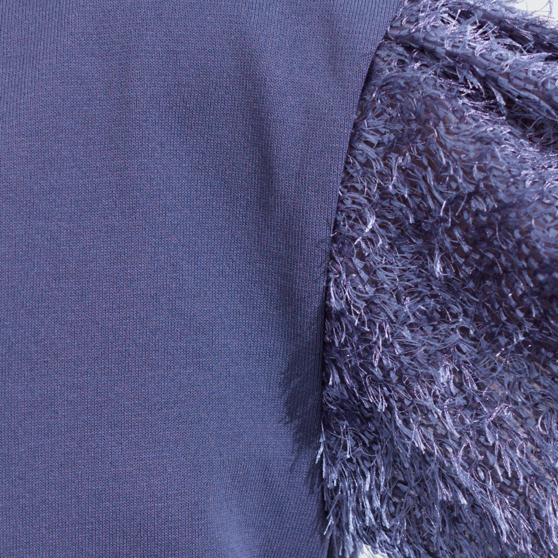 INDIVI「【洗える】フリンジジャカードニット」|ニット・セーター|