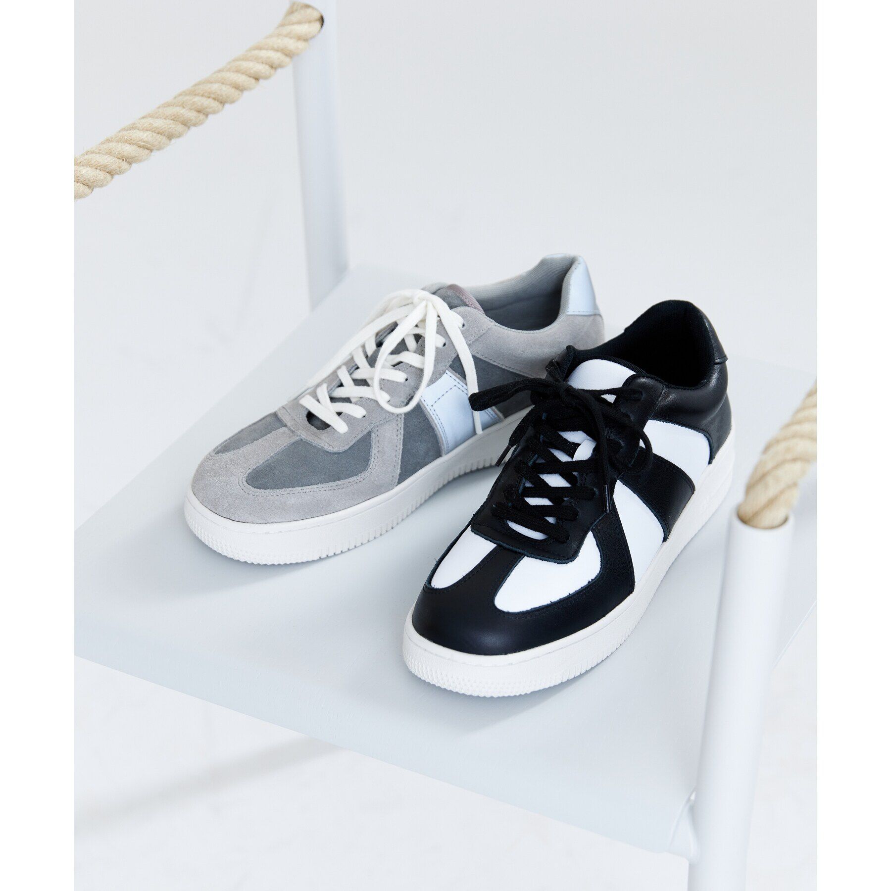 40CARATS&525「40ct&525 レザー スニーカー」|スニーカー|