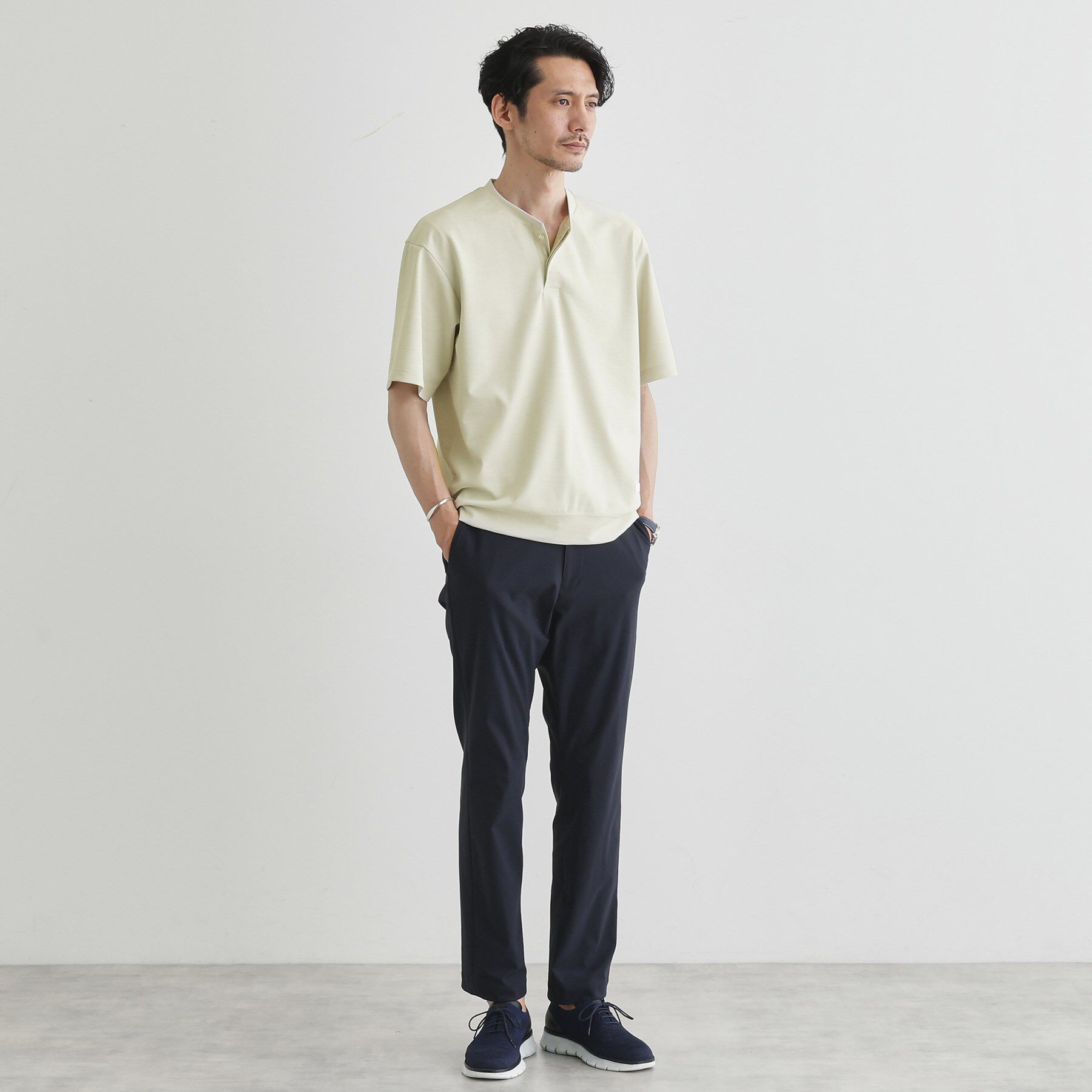 TAKEO KIKUCHI「キーネック カットソー」|Tシャツ・カットソー|