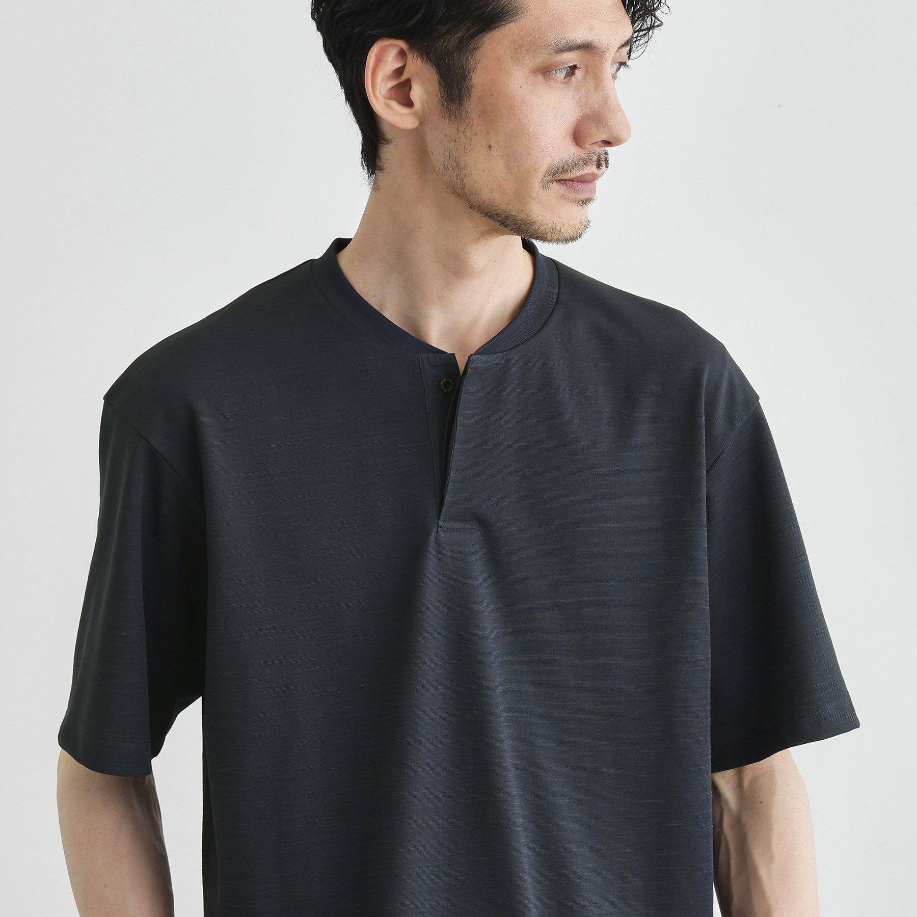 TAKEO KIKUCHI「キーネック カットソー」|Tシャツ・カットソー|