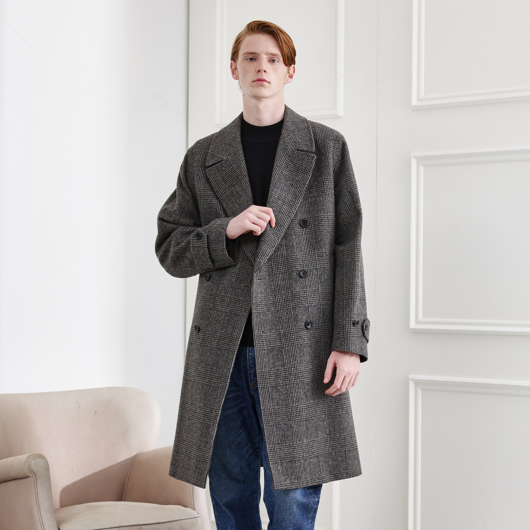 TAKEO KIKUCHI「【LIMITED】ウール混アルスターコート」|その他|ベージュ(252)