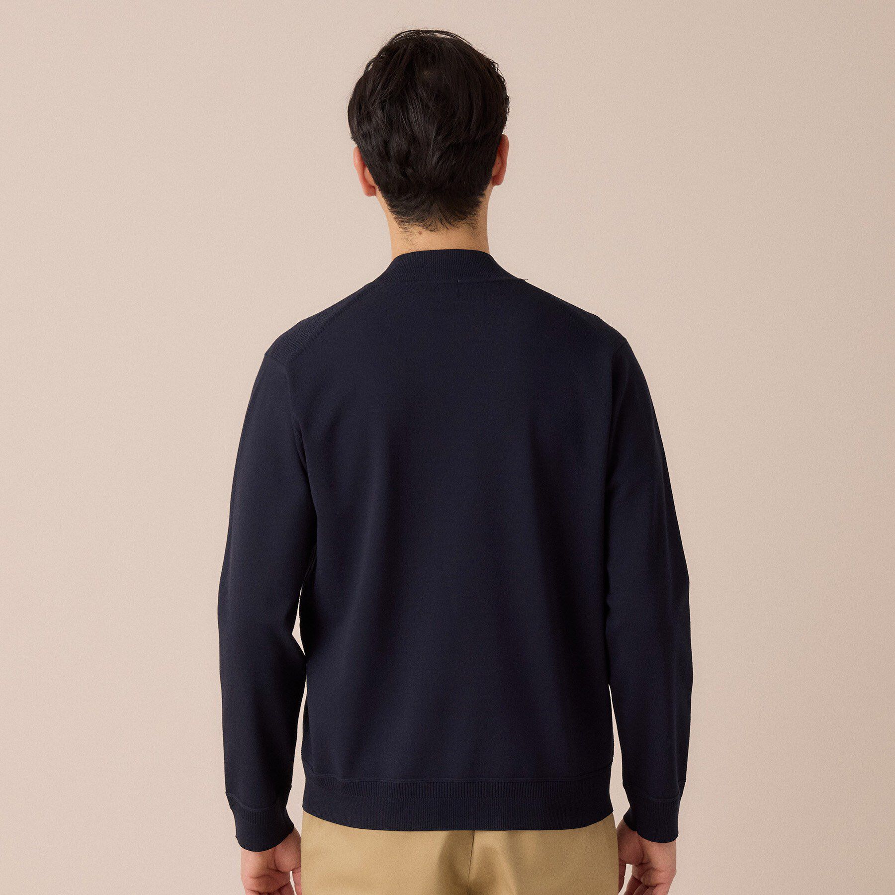 TAKEO KIKUCHI「モックネック 鹿の子 ニット プルオーバー」|ニット・セーター|