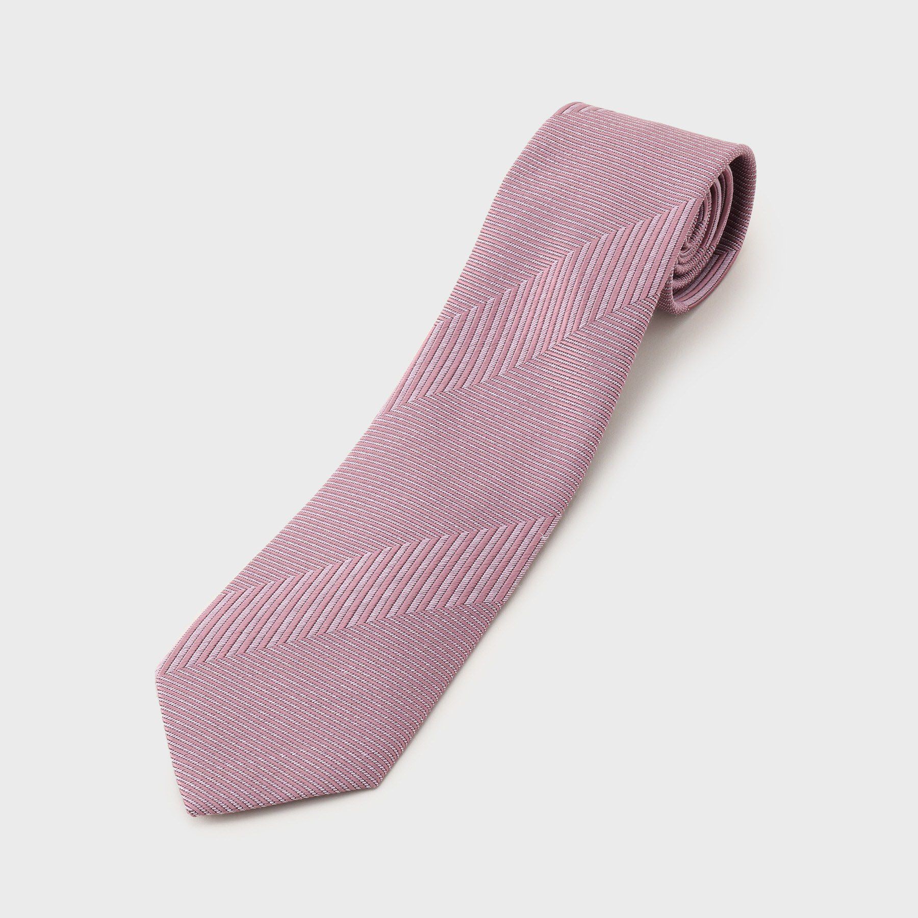 TAKEO KIKUCHI「ワイルドシルク シャドーヘリンボンネクタイ」|ネクタイ・蝶ネクタイ|