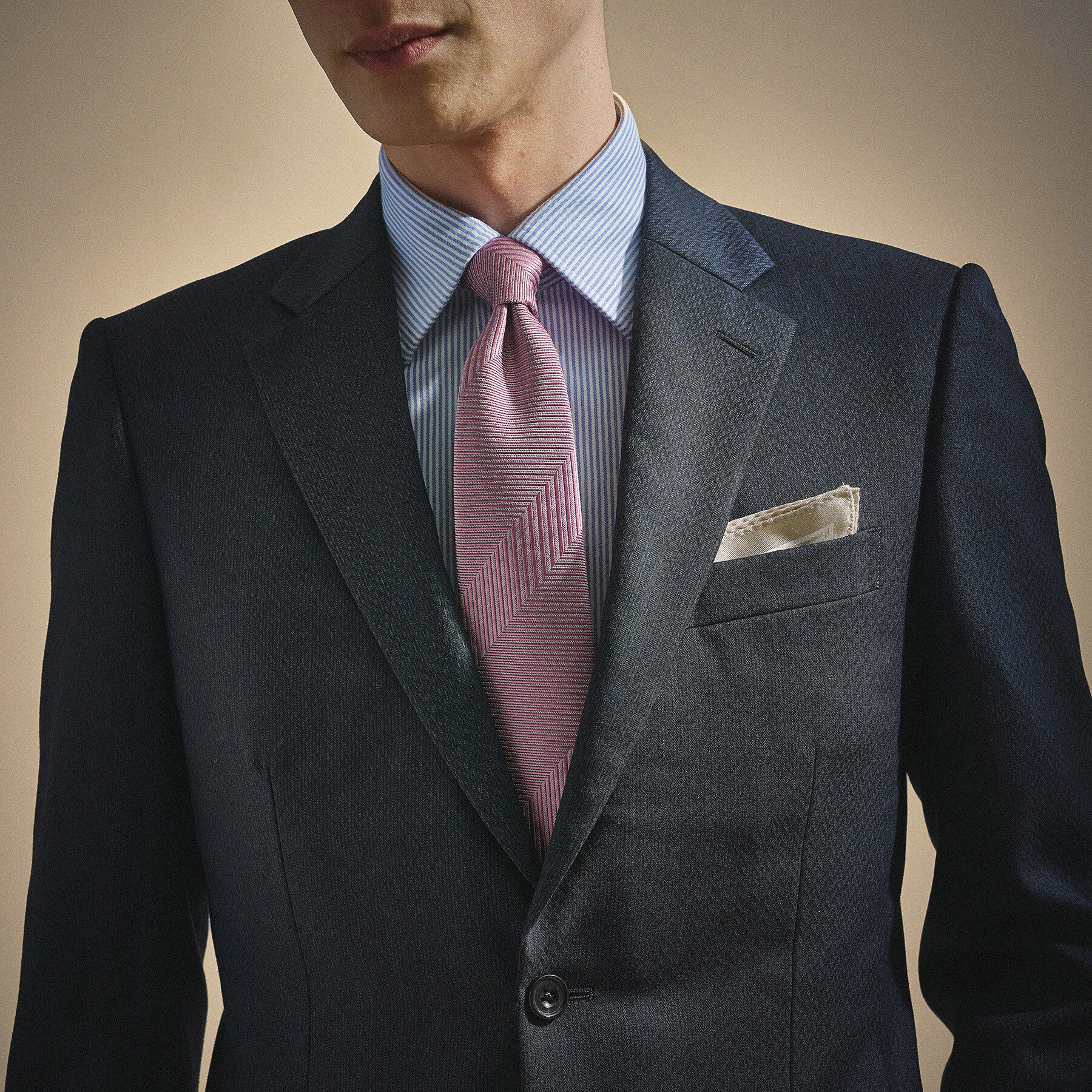 TAKEO KIKUCHI「ワイルドシルク シャドーヘリンボンネクタイ」|ネクタイ・蝶ネクタイ|