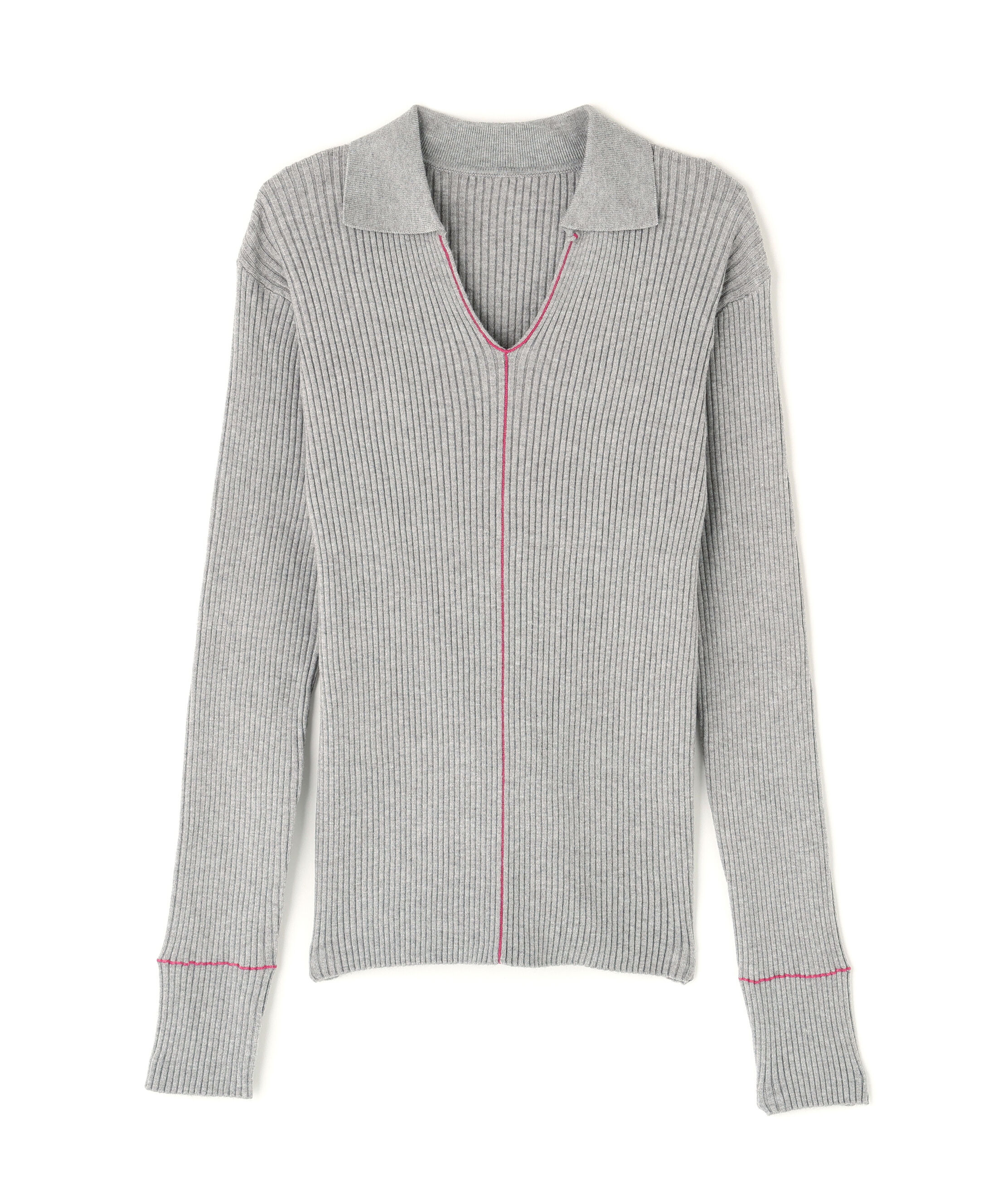  「ラインスキッパーリブニット」|ニット・セーター|