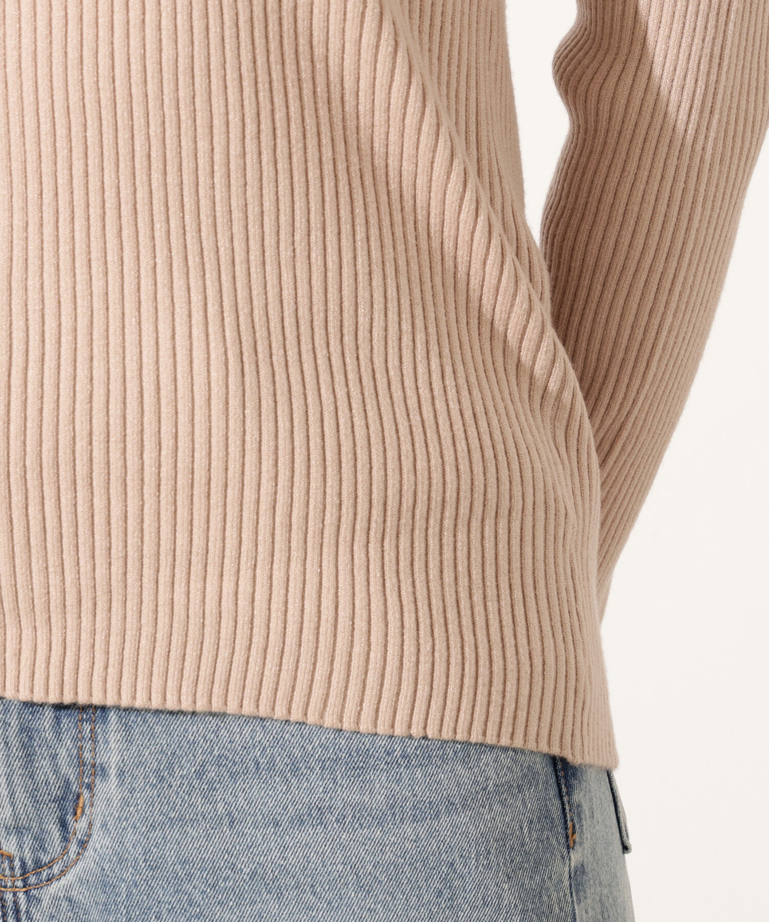  「ラインスキッパーリブニット」|ニット・セーター|