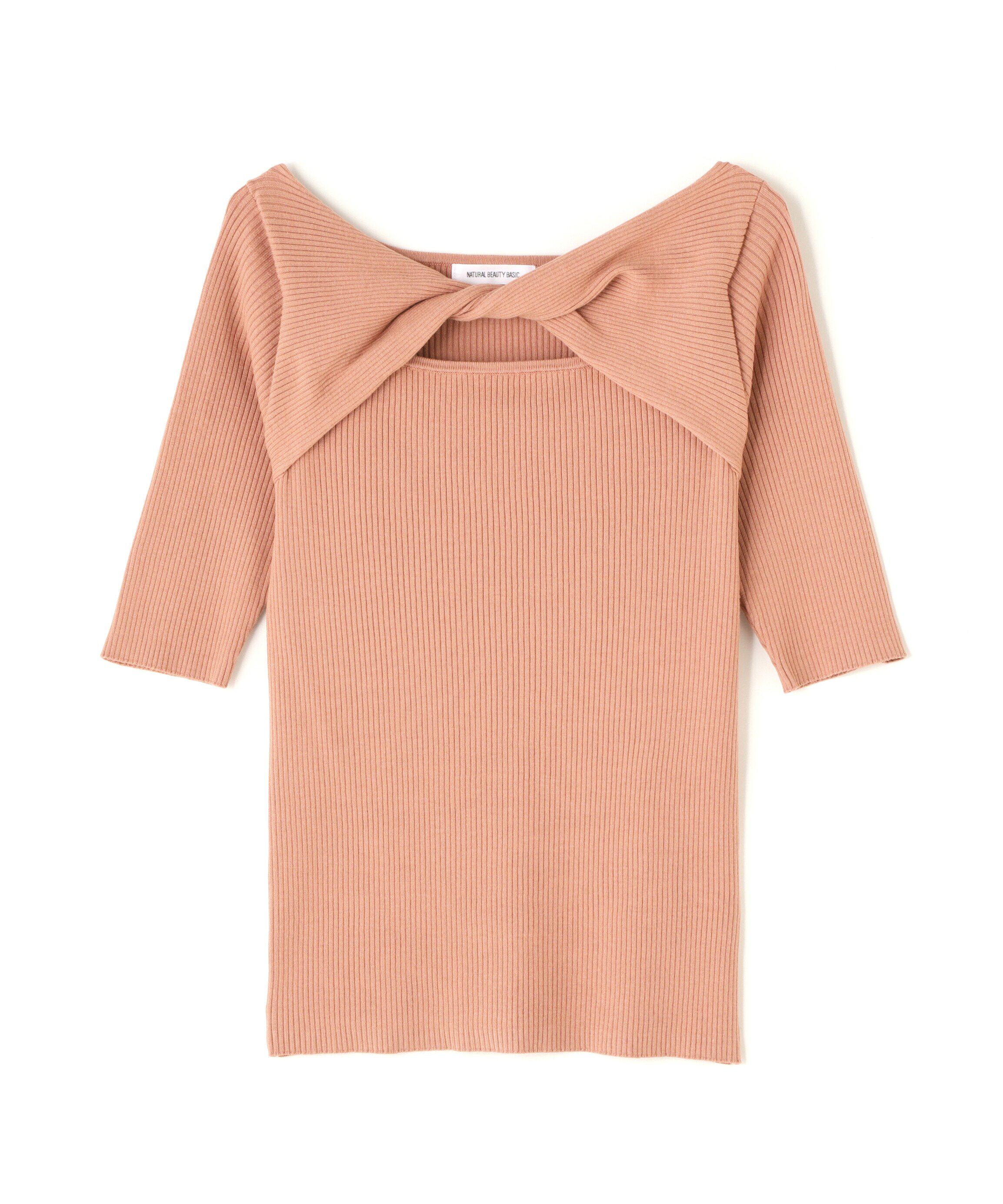  「フロントツイストリブニット」|ニット・セーター|