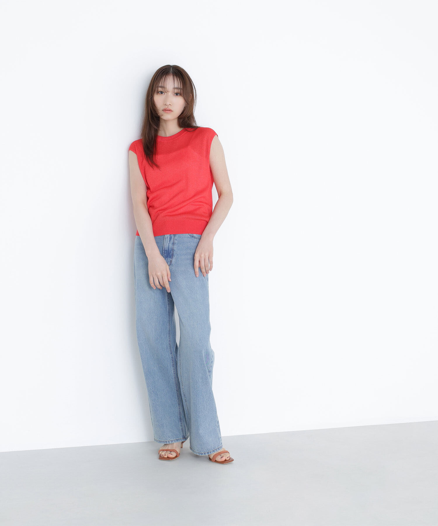  「シアーリブニット」|ニット・セーター|