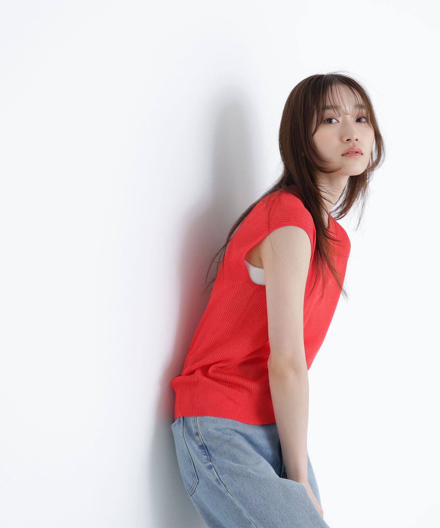  「シアーリブニット」|ニット・セーター|