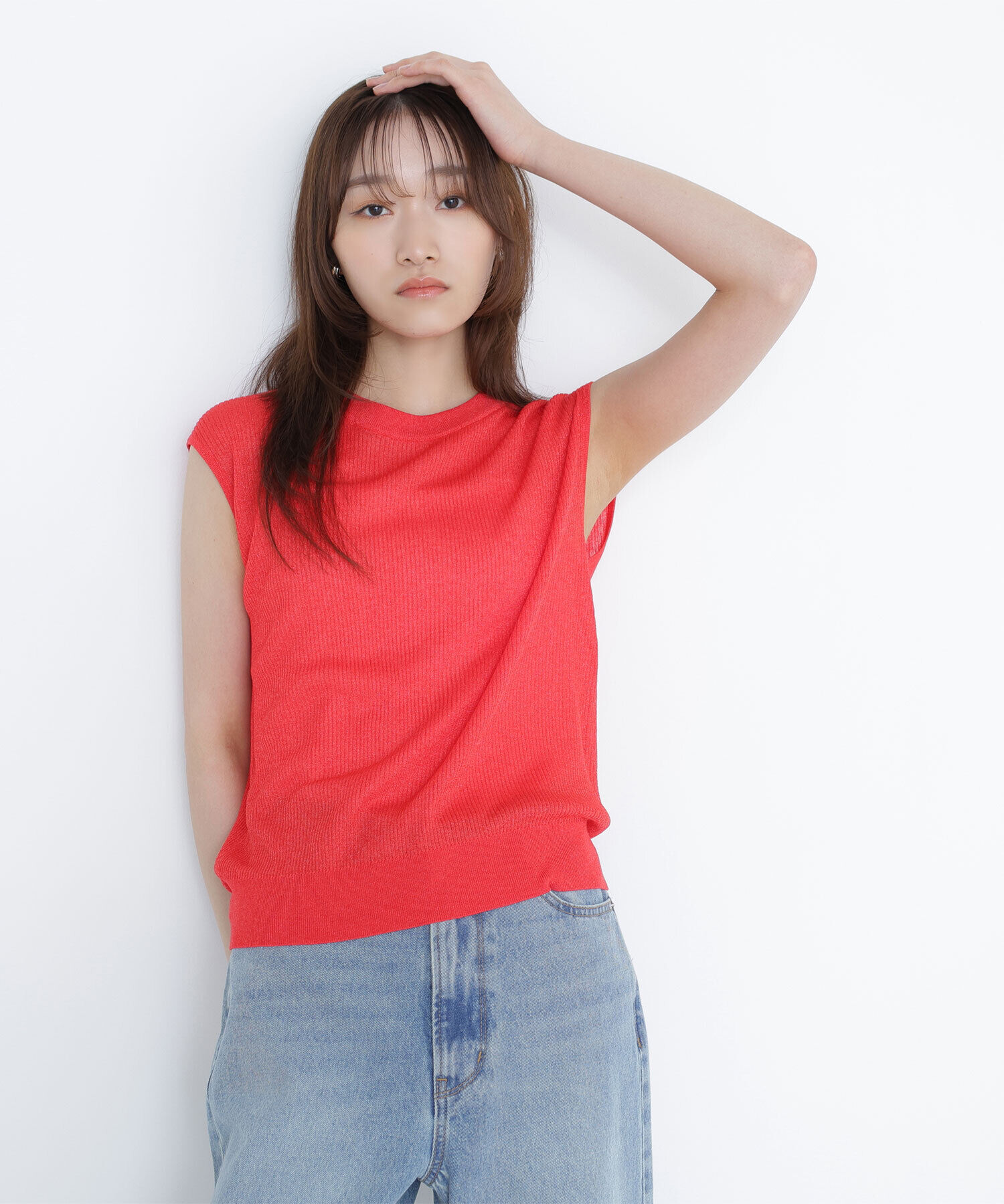  「シアーリブニット」|ニット・セーター|